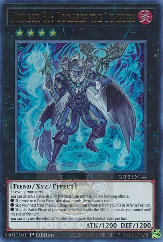 Number 60: Dugares the Timeless -GFP2-EN144- Ultra Rare 1st Edition