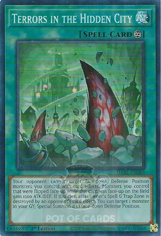 Terrors in the Hidden City -DABL-EN069- Super Rare 1st Edition