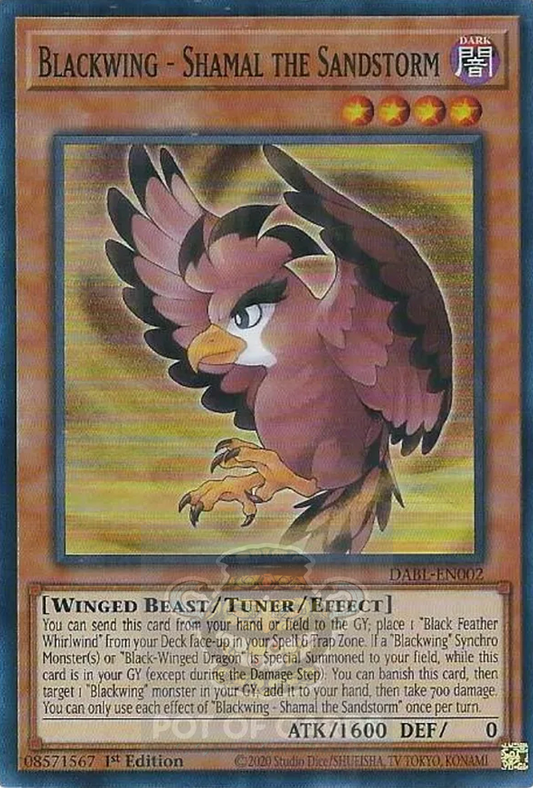 Blackwing - Shamal the Sandstorm -DABL-EN002- Super Rare 1st Edition