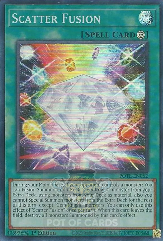 Scatter Fusion -POTE-EN062- Super Rare 1st Edition