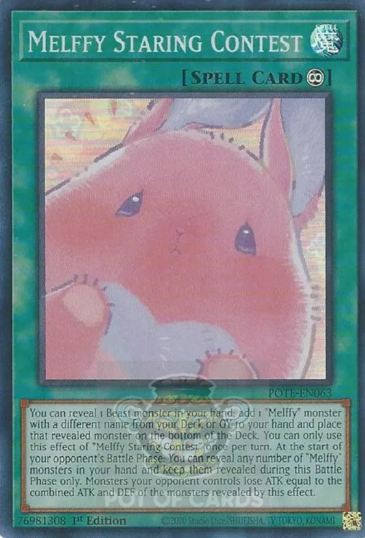 Melffy Staring Contest -POTE-EN063- Super Rare 1st Edition