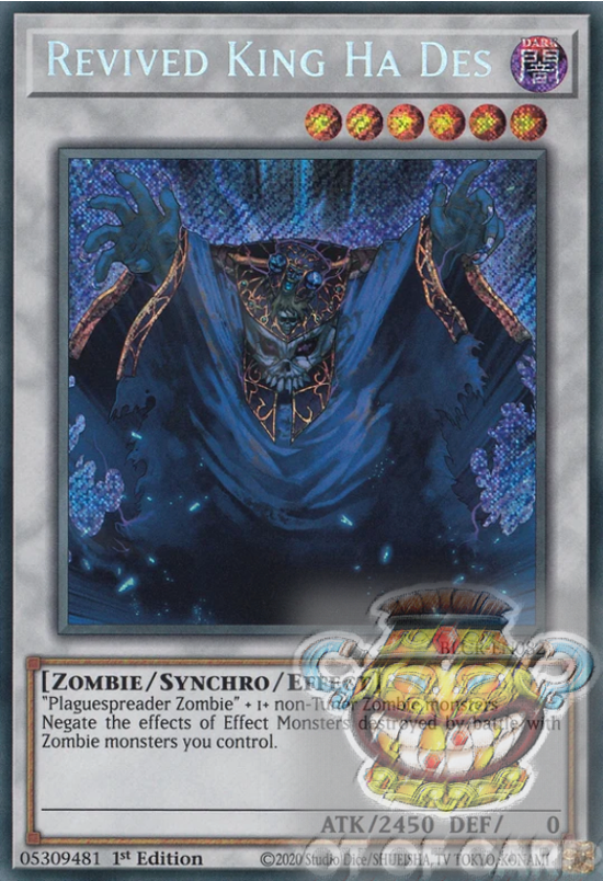Revived King Ha Des -BLCR-EN082- Secret Rare 1st Edition