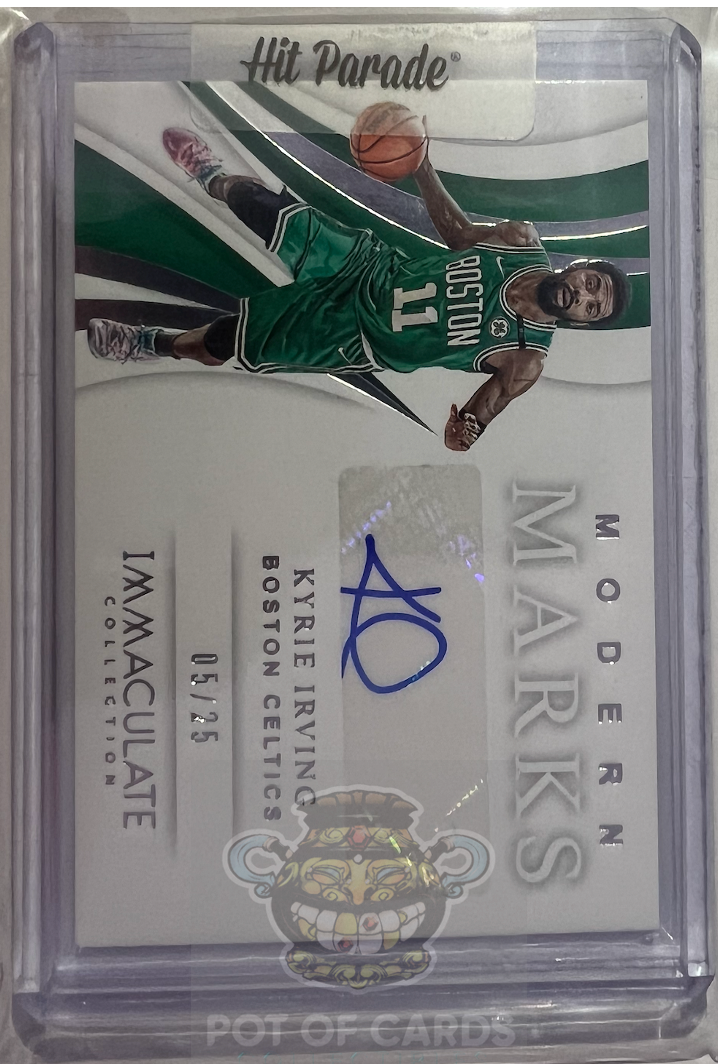 2018-19 Panini Immaculate Collection Kyrie Irving 05/25 Modern Marks Auto #NM-KIV